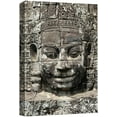 thumbnail image 1 of wall26 Canvas Print Wall Art Ancient Sacred Tropical Temple Stone Carved Face Nature Religious Photography Realism Decorative Yoga Multicolor Relax/Calm Zen for Living Room, Bedroom, Office - 16&quot, 1 of 5