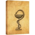 thumbnail image 1 of wall26 Canvas Print Wall Art Ancient Symbol of Pharmacy and Medicine Medicine People Digital Art Modern Art Contemporary Scenic Colorful for Living Room, Bedroom, Office - 16"x24", 1 of 5