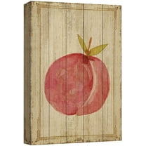 wall26 Canvas Print Wall Art Antique Retro Wood Panel Red Apple Fruit Cooking Sketch Digital Art Modern Art Decorative Bohemian Chic Kitchen/Food Rustic for Living Room, Bedroom, Office - 32"x48