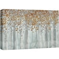 thumbnail image 1 of wall26 Canvas Print Wall Art Brown, White &amp; Blue Birch Tree Forest Collage Nature Wilderness Mixed Media Modern Art Rustic Landscape Relax/Calm Multicolor for Living Room, Bedroom, Office - 24&qu, 1 of 5