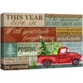 thumbnail image 1 of wall26 Canvas Print Wall Art Christmas Tree New Years Typography Celebrations &amp; Holidays Decorative Illustrations Modern Art Scenic Colorful Warm for Living Room, Bedroom, Office - 12"x18&qu, 1 of 5