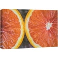 thumbnail image 1 of wall26 Canvas Print Wall Art Close Up Juicy Ruby Red Grapefruit Fruit Food Photography Realism Chic Scenic Colorful Multicolor Ultra for Living Room, Bedroom, Office - 24&quot;x36&quot;, 1 of 5