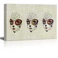 thumbnail image 1 of wall26 - Canvas Print Wall Art - Day of The Dead (Dia De Los Muertos) Themed Sugar Skull Girl Face with Make Up - Gallery Wrap Modern Home Art | Ready to Hang - 32x48 inches, 1 of 4