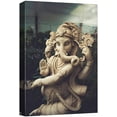 thumbnail image 1 of wall26 Canvas Print Wall Art Ganesha Elephant God of Wisdom Hindu Statue Cultural Religious Photography Realism Decorative Yoga Multicolor Relax/Calm Zen for Living Room, Bedroom, Office - 32"x4, 1 of 5