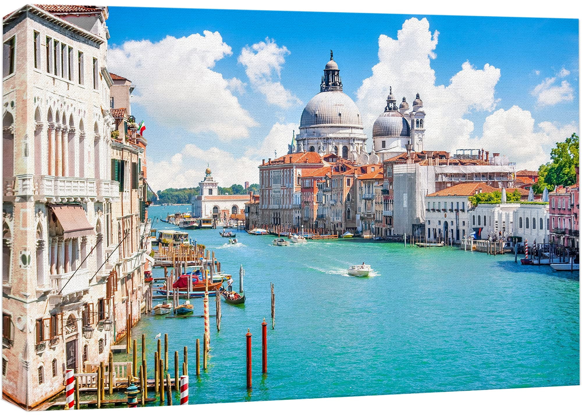 Modern Landscape Canvas Print of Grand Canal in Venice