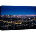 thumbnail image 1 of wall26 Canvas Print Wall Art Los Angeles Panoramic Night City Architecture Cityscape Photography Realism Rustic Scenic Landscape Modern Relax/Calm Colorful for Living Room, Bedroom, Office - 24", 1 of 5