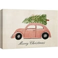 thumbnail image 1 of wall26 Canvas Print Wall Art Merry Christmas Tree Vintage Car Celebrations &amp; Holidays Decorative Illustrations Modern Art Scenic Colorful Multicolor Warm for Living Room, Bedroom, Office - 16&quo, 1 of 5