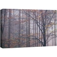 thumbnail image 1 of wall26 Canvas Print Wall Art Misty Autumn Forest &amp; Trees with Yellow Leaves Nature Wilderness Photography Modern Art Rustic Scenic Colorful Multicolor for Living Room, Bedroom, Office - 24"x, 1 of 5