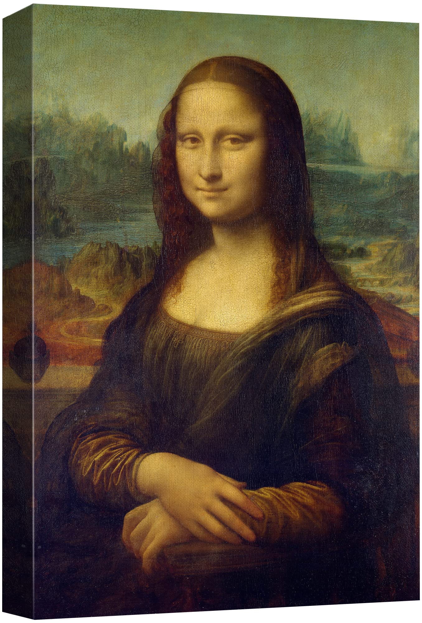 wall26 Canvas Print Wall Art Mona Lisa by Leonardo da Vinci Historic ...