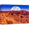 thumbnail image 1 of wall26 Canvas Print Wall Art Moon Southwest Desert Mountain Valley Nature Wilderness Photography Realism Rustic Scenic Landscape Zen Colorful for Living Room, Bedroom, Office - 32x48 inches, 1 of 5