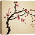 thumbnail image 1 of wall26 Canvas Print Wall Art Paint Stroke Smear Japanese Cherry Blossoms Floral Botanical Illustrations Modern Art Chic Nature Relax/Calm Multicolor for Living Room, Bedroom, Office - 12"x12&quo, 1 of 5