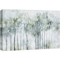 thumbnail image 1 of wall26 Canvas Print Wall Art Pastel Green Country Farmhouse Forest Tree Landscape Nature Wilderness Illustrations Modern Art Rustic Relax/Calm Multicolor for Living Room, Bedroom, Office - 16"x2, 1 of 5