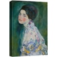 thumbnail image 1 of wall26 Canvas Print Wall Art Portrait of a Lady Gustav Klimt Classic Illustrations Fine Art Decorative Vintage Colorful Historic Multicolor Retro for Living Room, Bedroom, Office - 12"x18", 1 of 5