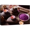 thumbnail image 1 of wall26 Canvas Print Wall Art Purple Bath Salt Massage Yoga Spa Zen Meditation Nature Wilderness Photography Realism Rustic Landscape Colorful Multicolor for Living Room, Bedroom, Office - 16"x24, 1 of 5