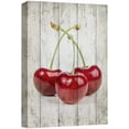 thumbnail image 1 of wall26 Canvas Print Wall Art Retro Vintage Wood Panel Cherry Fruit Cooking Realism Digital Art Modern Art Decorative Bohemian Chic Kitchen/Food Rustic for Living Room, Bedroom, Office - 12"x18&q, 1 of 5