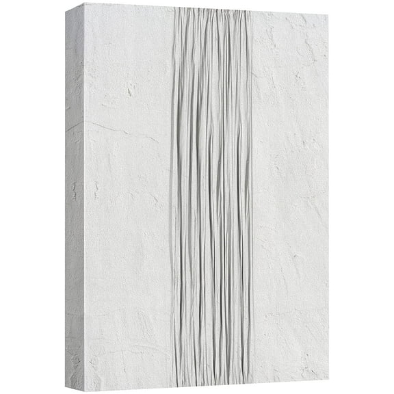 wall26 Canvas Print Wall Art Rustic Duotone Paint Stroke Landscape Abstract Shapes Illustrations Modern Art Decorative Minimal Relax/Calm Zen for Living Room, Bedroom, Office - 24x36 inches