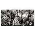 thumbnail image 1 of wall26 Canvas Print Wall Art Set Black &amp; White Aerial View of New York City Architecture &amp; Maps Building Realism Global Relax/Calm for Living Room, Bedroom, Office - 24"x36"x3 Panel, 1 of 5