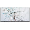 thumbnail image 1 of wall26 Canvas Print Wall Art Set Cracked Watercolor Cosmic Symbol Abstract Shapes Illustrations Minimalism Chic Scenic Relax/Calm Patterns for Living Room, Bedroom, Office - 16"x24"x3 Panel, 1 of 5