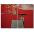 thumbnail image 1 of wall26 Canvas Print Wall Art Set Faded Red Grunge Color Splash Abstract Patterns Digital Art Modern Art Chic Scenic Colorful Multicolor for Living Room, Bedroom, Office - 24&quot;x36&quot;x2 Panels, 1 of 5