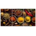 thumbnail image 1 of wall26 Canvas Print Wall Art Set Indian Garam Masala Turmeric Spice Blend Food Kitchen &amp; Cooking Photography Realism Decorative Colorful for Living Room, Bedroom, Office - 16"x24"x3, 1 of 5