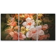 thumbnail image 1 of wall26 Canvas Print Wall Art Set Paint Stroke Blooming Daisies and Roses Floral Nature Illustrations Modern Art Rustic Scenic Relax/Calm Wilderness for Living Room, Bedroom, Office - 16"x24&quot, 1 of 5