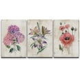 thumbnail image 1 of wall26 Canvas Print Wall Art Set Pastel Watercolor Lily Daisy Flowers Nature Floral Illustrations Modern Decorative Rustic Botanical Relax/Calm for Living Room, Bedroom, Office - 24"x36" x, 1 of 5