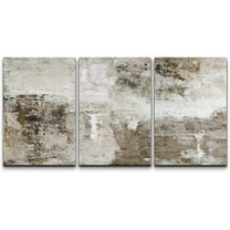 wall26 Canvas Print Wall Art Set Pastel Watercolor Paint Stroke Collage Abstract Shapes Illustrations Modern Art Decorative Multicolor for Living Room, Bedroom, Office - 16"x24" x 3