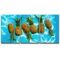 thumbnail image 1 of wall26 Canvas Print Wall Art Set Pineapples Floating in The Summer Pool Fruit Food Photography Realism Rustic Landscape Colorful Multicolor Ultra for Living Room, Bedroom, Office - 24"x36"x, 1 of 5
