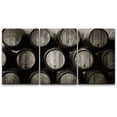 thumbnail image 1 of wall26 Canvas Print Wall Art Set Retro Vintage Duotone European Wine Barrels Winery Drinks &amp; Cocktails Food Photography Scenic Decorative Rustic for Living Room, Bedroom, Office - 24"x36&quo, 1 of 5