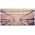 thumbnail image 1 of wall26 Canvas Print Wall Art Set Retro Vintage Path to Beach Shore Nature Wilderness Photography Realism Rustic Scenic Colorful Landscape for Living Room, Bedroom, Office - 16"x24"x3, 1 of 5