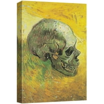wall26 Canvas Print Wall Art Skull by Master Artist Vincent Van Gogh Nature Wilderness Illustrations Fine Art Relax/Calm Multicolor for Living Room, Bedroom, Office - 24"x36"