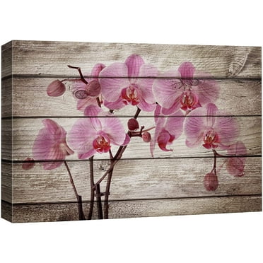 wall26 Canvas Print Wall Art Southwest Vintage Tropical Agave Succulent Nature Wilderness Wood Panels Modern Art Multicolor Zen Rustic Decorative Relax/Calm for Living Room, Bedroom, Office - 24&quot