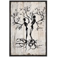 thumbnail image 1 of wall26 Canvas Print Wall Art Spooky Skeleton Tree Silhouettes on Wood Panels Nature Wilderness Illustrations Modern Art Rustic Relax/Calm Multicolor for Living Room, Bedroom, Office - 24"x36&quo, 1 of 5