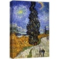 thumbnail image 1 of wall26 Canvas Print Wall Art Thatched Cottages at Cordeville by Artist Vincent Van Gogh Nature Wilderness Illustrations Fine Art Relax/Calm Multicolor for Living Room, Bedroom, Office - 16"x24&q, 1 of 7