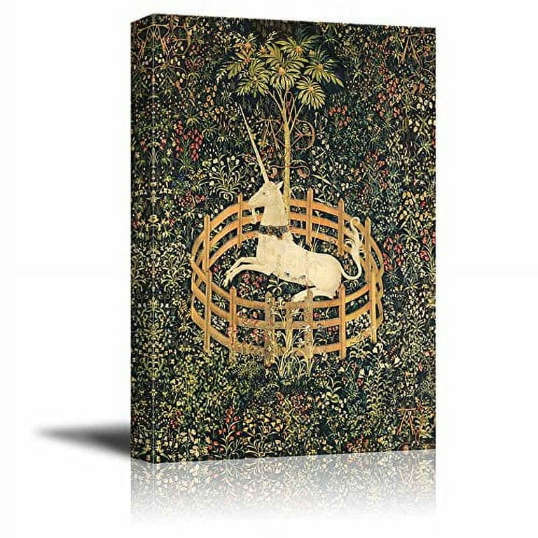 Unicorn in captivity painting clearance