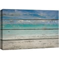 thumbnail image 1 of wall26 Canvas Print Wall Art Tropical Bright Beach on Wood Panels Marine Life Nature Photography Modern Art Nautical Scenic Relax/Calm Multicolor Ultra for Living Room, Bedroom, Office - 32"x48&, 1 of 5