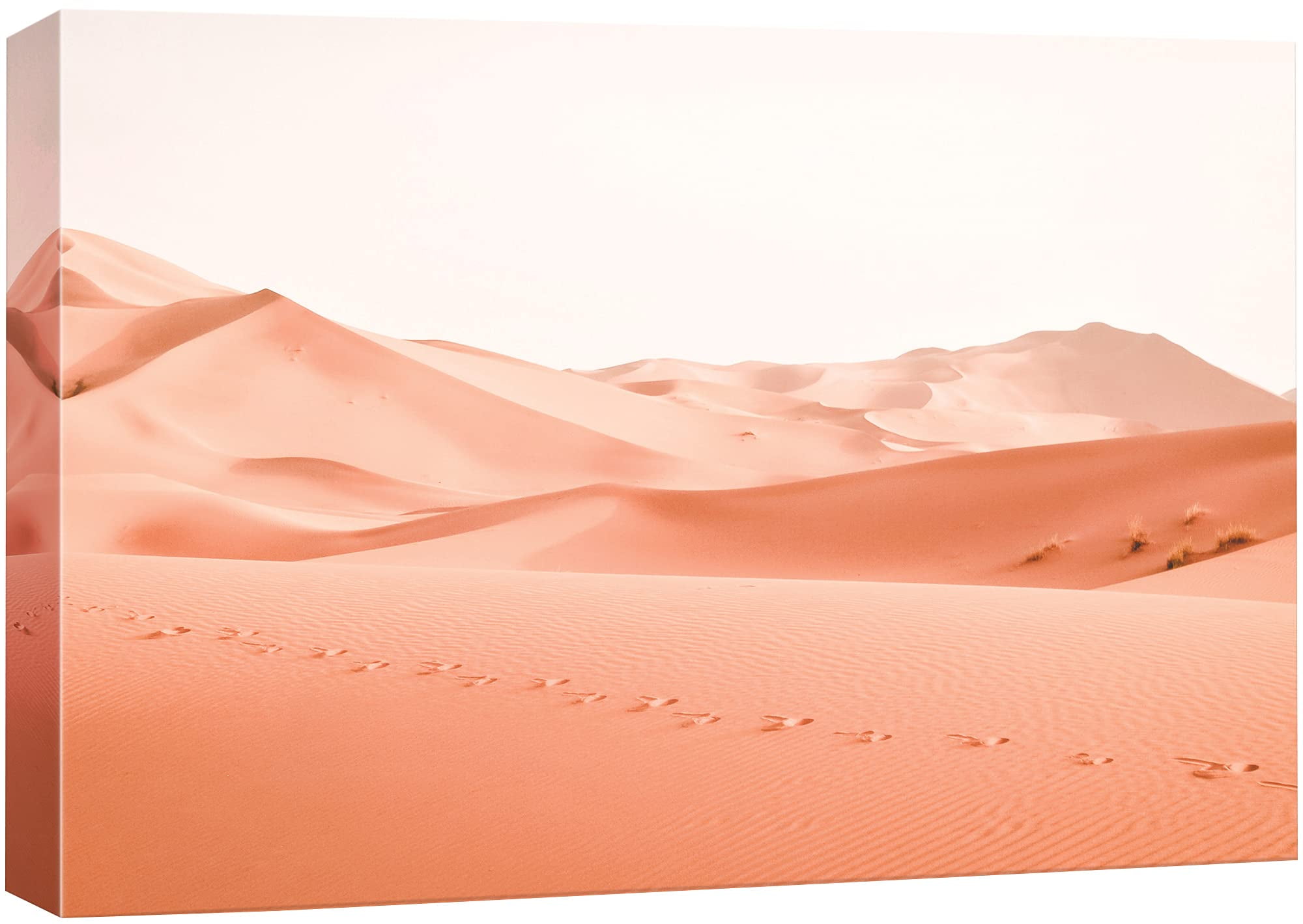 wall26 Canvas Print Wall Art Tropical Orange Desert Sand Dunes with