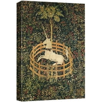 wall26 Canvas Print Wall Art The Unicorn in Captivity (Unicorn Tapestries) Fantasy & Sci-Fi Historic Illustrations Modern Art Traditional Scenic Relax/Calm for Living Room, Bedroom, Office - 12&q