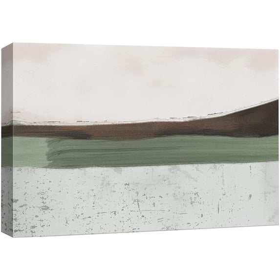 wall26 Canvas Print Wall Art Watercolor Paint Stroke Style Brown ...