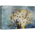thumbnail image 1 of wall26 Canvas Print Wall Art Watercolor Pastel Golden Forest Tree Nature Wilderness Illustrations Modern Art Rustic Decorative Relax/Calm for Living Room, Bedroom, Office - 32"x48", 1 of 5