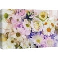thumbnail image 1 of wall26 Canvas Print Wall Art Watercolor Purple &amp; White Roses and Daisies Floral Botanical Illustrations Modern Art Rustic Scenic Colorful Multicolor for Living Room, Bedroom, Office - 12"x18, 1 of 5