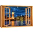 thumbnail image 1 of wall26 Canvas Print Wall Art Window View London England Winter Wonderland Celebrations &amp; Holidays Nature Photography Realism Landscape Colorful Multicolor for Living Room, Bedroom, Office - 12&qu, 1 of 5
