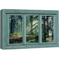thumbnail image 1 of wall26 Canvas Print Wall Art Window View of Sunlight in The Forest Nature Wilderness Photography Realism Rustic Landscape Colorful Vibrant for Living Room, Bedroom, Office - 16"x24", 1 of 5