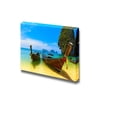 thumbnail image 1 of wall26 - Canvas Prints Wall Art - Travel Landscape, Beach with Blue Water and Sky at Summer | Modern Wall Decor/Home Decoration Stretched Gallery Canvas Wrap Giclee Print. Ready to Hang - 24" x, 1 of 4