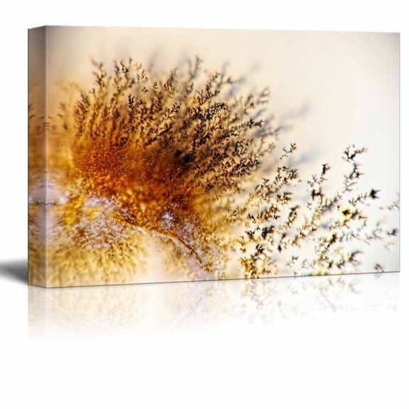 wall26 - Canvas Wall Art - Abstract Agate Slice Pattern - Giclee Print Gallery Wrap Modern Home Art Ready to Hang - 12" x 18"