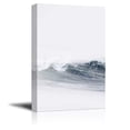 thumbnail image 1 of wall26 - Canvas Wall Art - Abstract Seascape with Big Waves - Giclee Print Gallery Wrap Modern Home Art Ready to Hang - 32x48 inches, 1 of 4