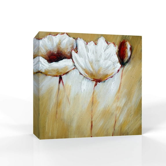 wall26 Canvas Wall Art Beautiful Flower Pictures Home Wall Decorations for Bedroom Living Room Paintings Canvas Prints Framed - 12x12 inches