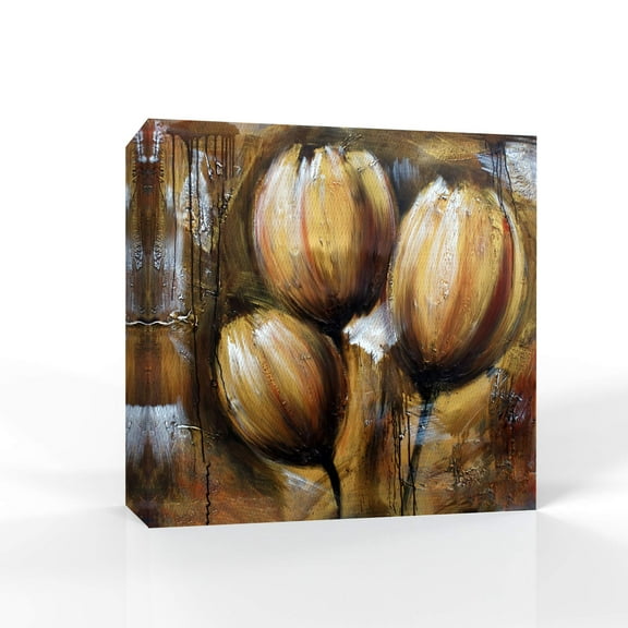 wall26 Canvas Wall Art Beautiful Flower Pictures Home Wall Decorations for Bedroom Living Room Paintings Canvas Prints Framed - 16x16 inches