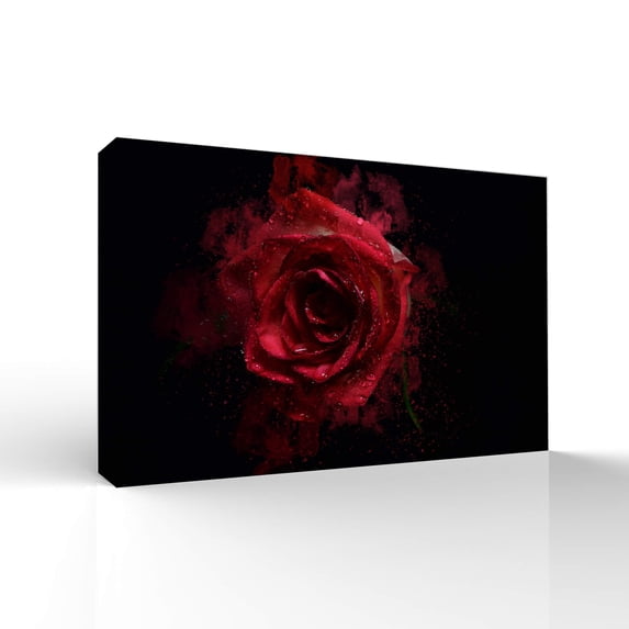 wall26 Canvas Wall Art Beautiful Flowers Pictures Home Wall Decorations for Bedroom Living Room Paintings Canvas Prints Framed - 24x36 inches