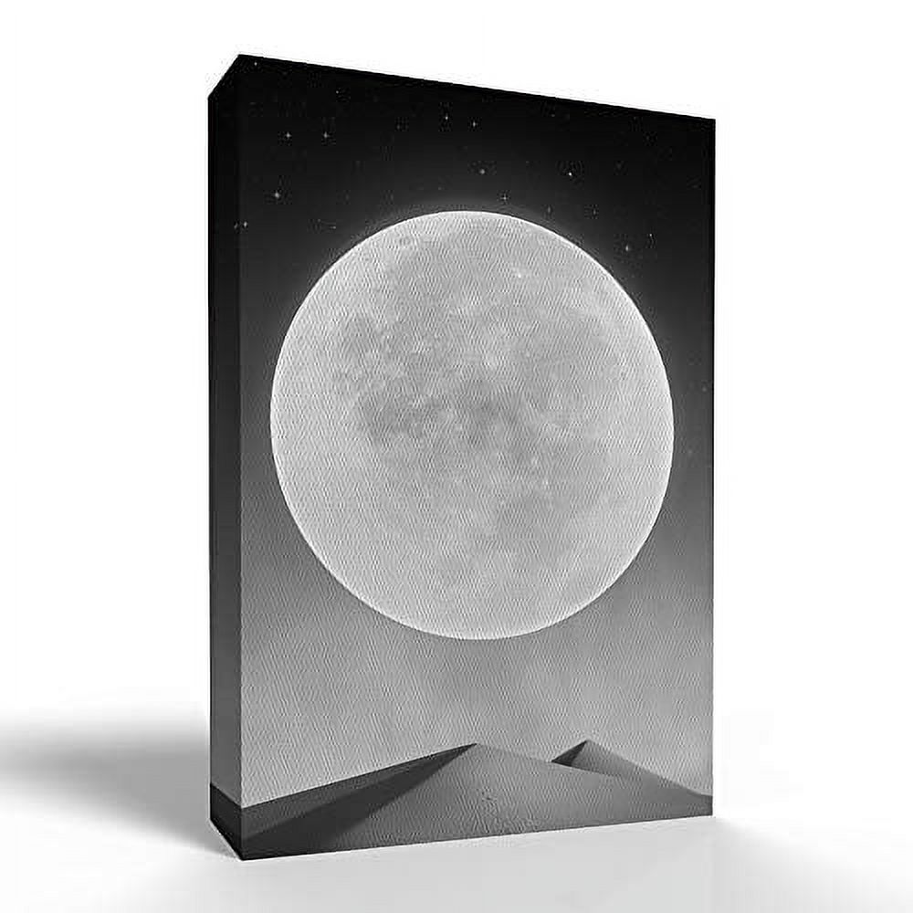 wall26 Canvas Wall Art Black Moon Super Big for Living Room